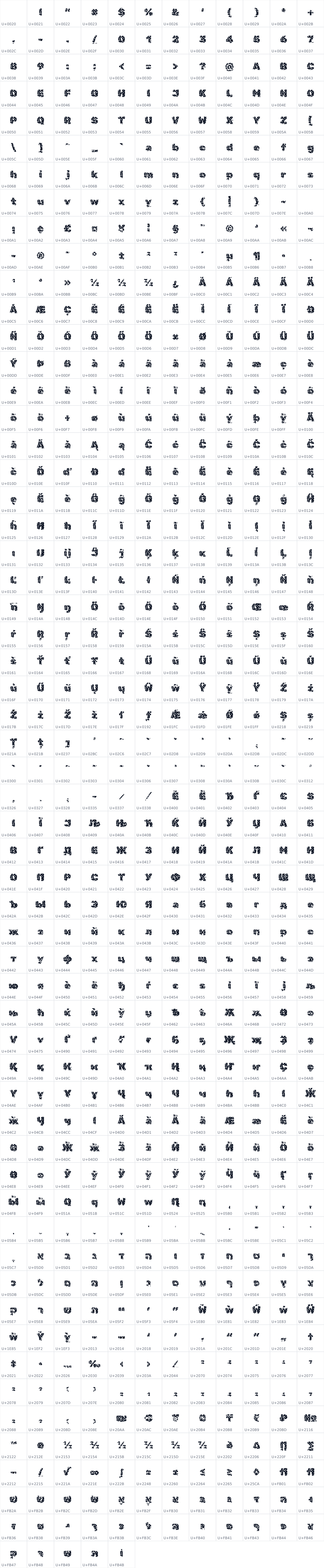 All 689 characters in Rubik Storm