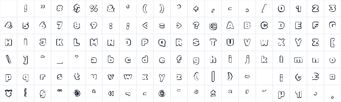 The first characters in Rubik Vinyl