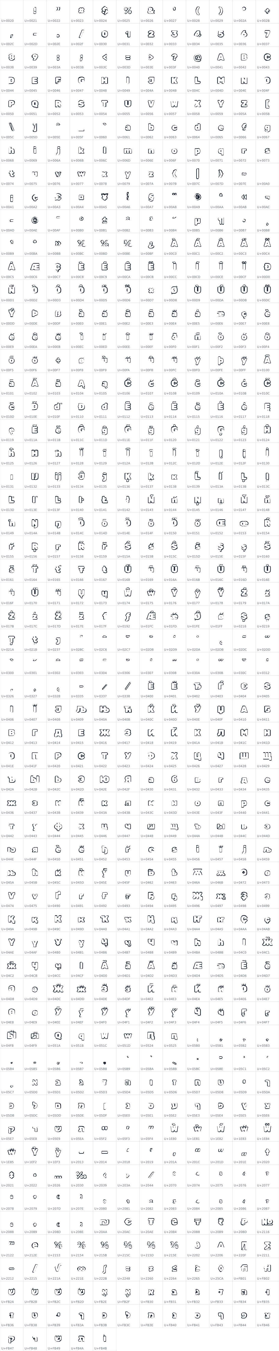 All 689 characters in Rubik Vinyl