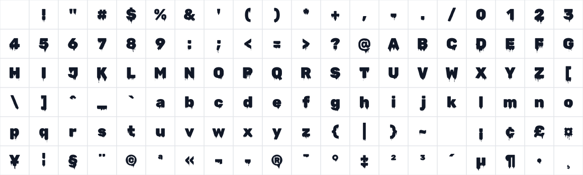 The first characters in Rubik Wet Paint