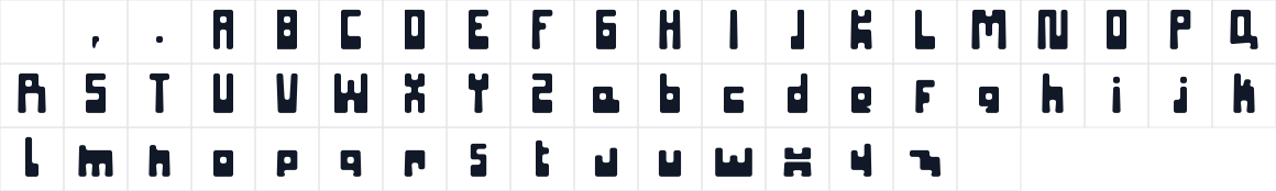 The first characters in Seaweed Extended