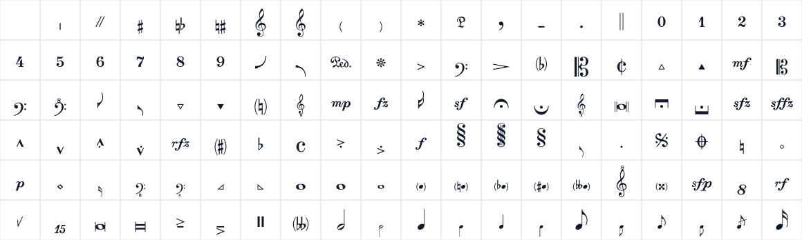 The first characters in Sebastian
