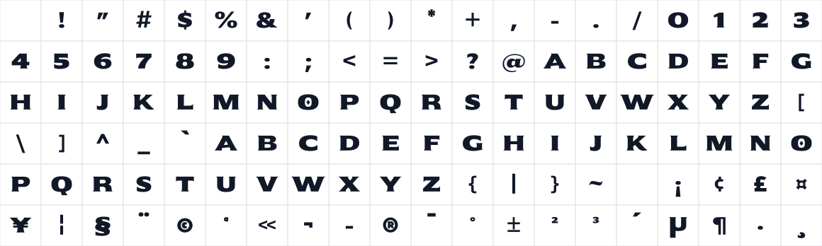 The first characters in Sekuya