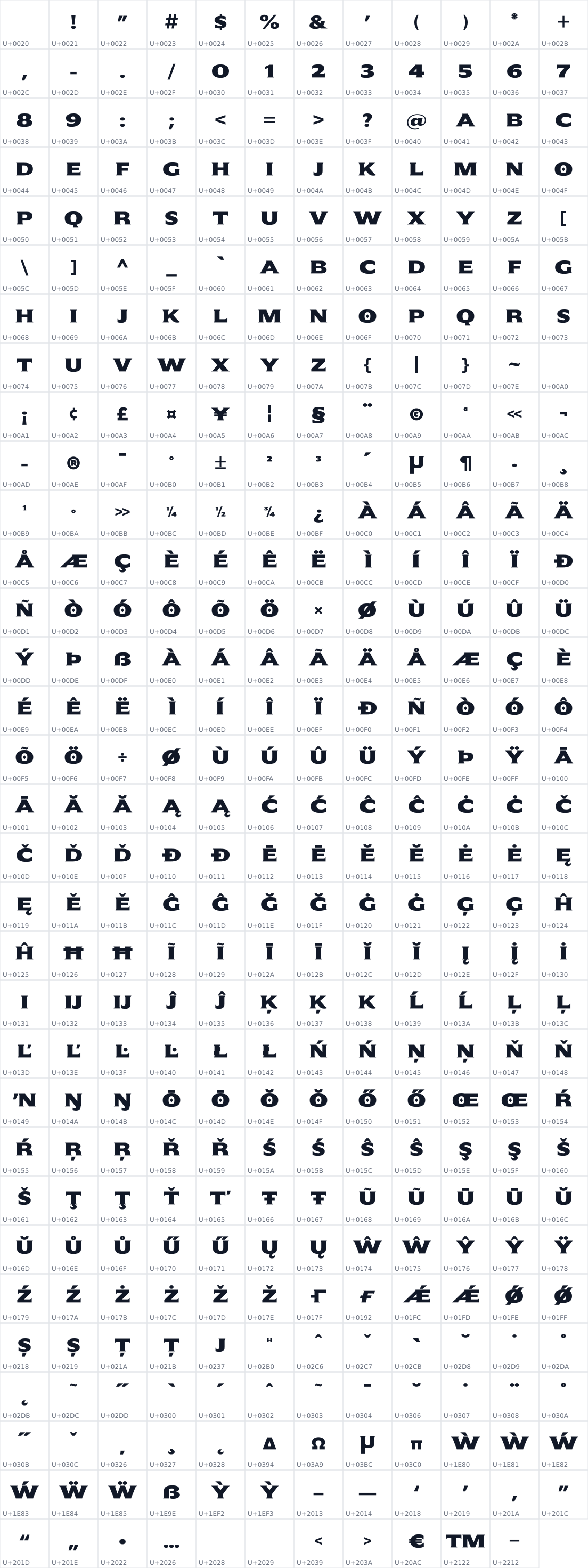 All 383 characters in Sekuya