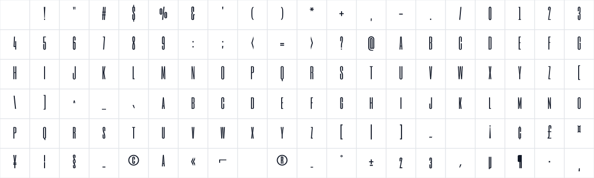 The first characters in Six Caps
