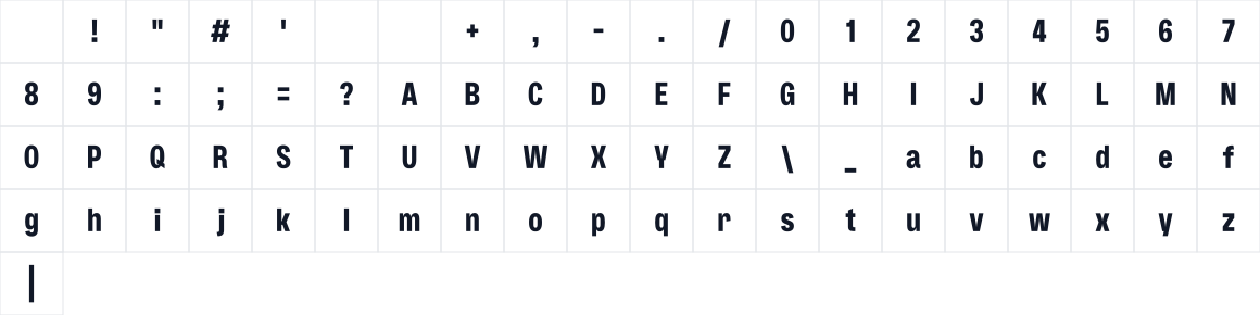 The first characters in Slanter