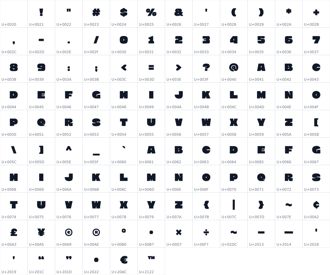 All 114 characters in Spicy Sauce