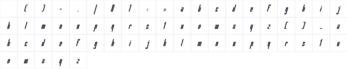 The first characters in thi.ng