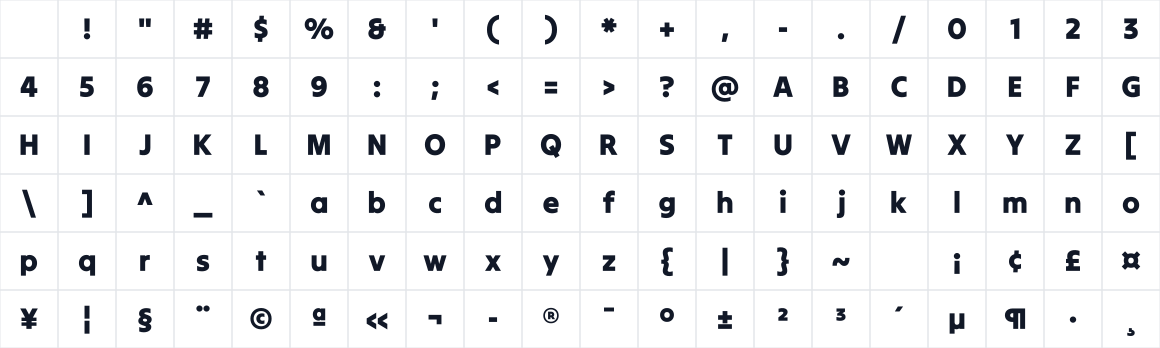 The first characters in Tilt Warp
