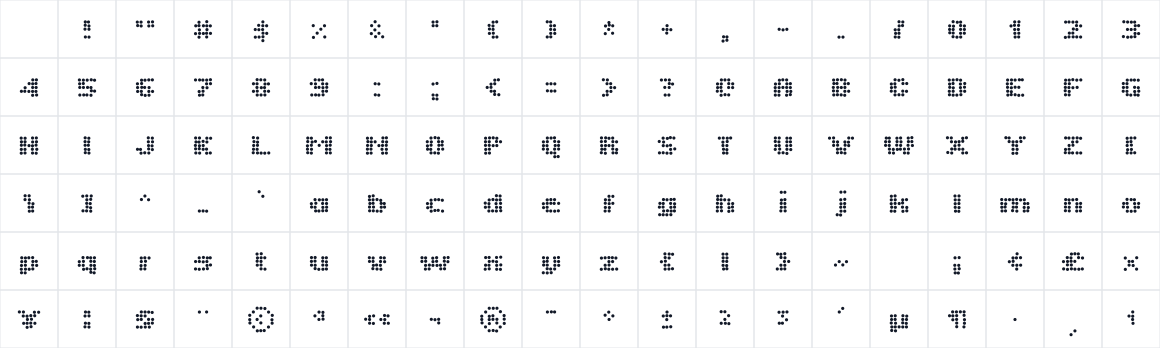 The first characters in Tiny5 Duo Matrix