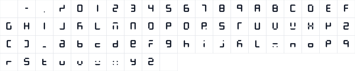 The first characters in Tridecaseg Drop
