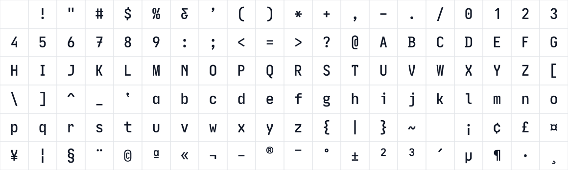 The first characters in Udon mono web