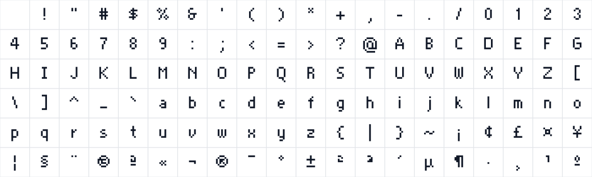 The first characters in ultlf