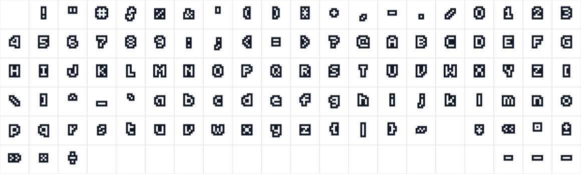 The first characters in x5y8pxNegaClip