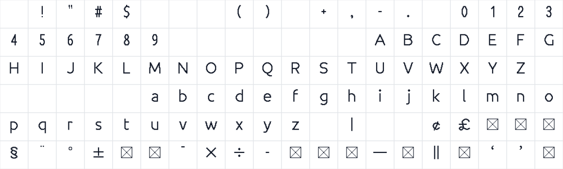 The first characters in XF_J24