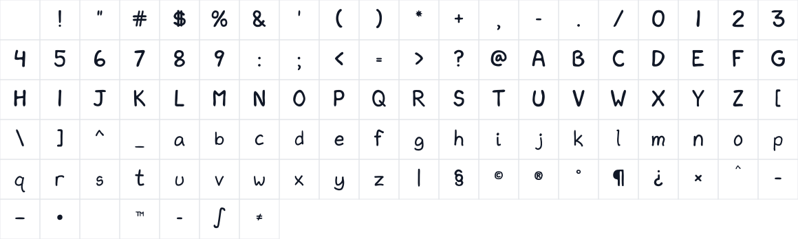 The first characters in xkcd