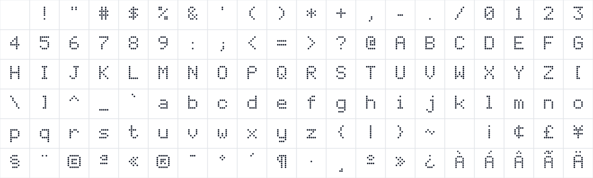 The first characters in Yantar Dot