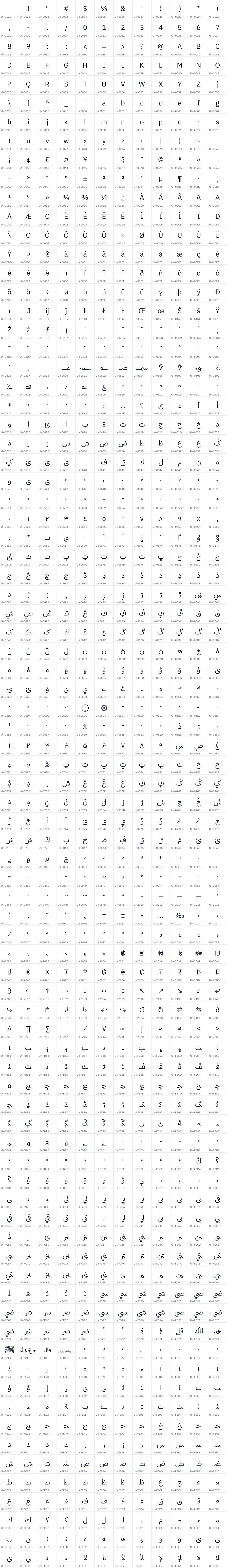 All 996 characters in Zad