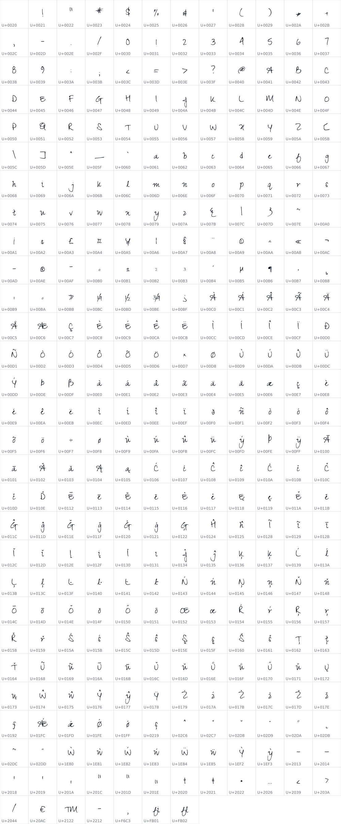 All 343 characters in Zeyada