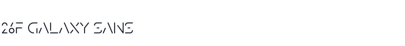 26F Galaxy Sans — 26FGalaxySans-Regular.ttf