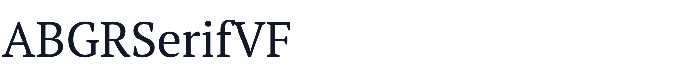 ABGRSerifVF — ABGRSerif-Roman-VF.otf