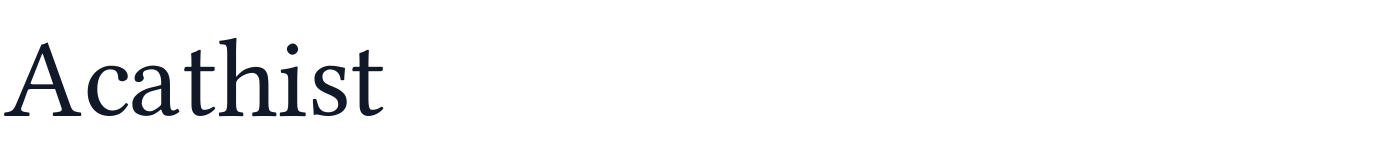 Acathist — Acathist-Regular.ttf