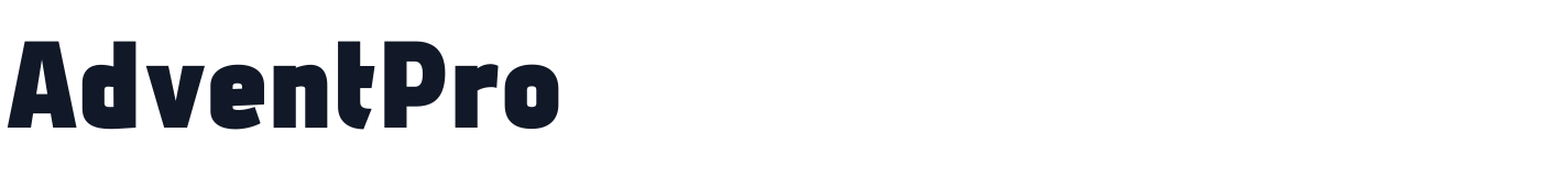 AdventPro — AdventPro-BlackExpanded.otf
