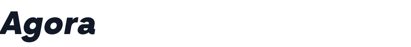 Agora — Agora-BlackItalic.otf