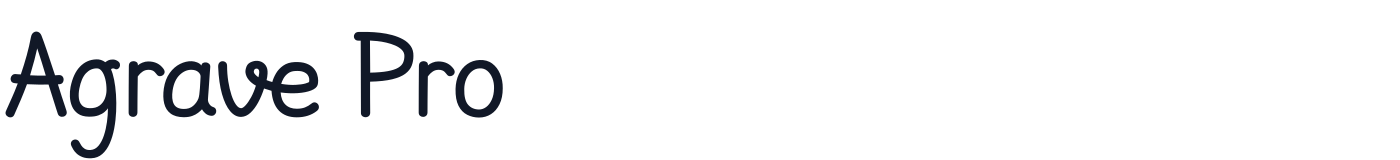Agrave Pro — AgravePro-Bold.ttf