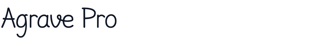 Agrave Pro — AgravePro-Regular.ttf