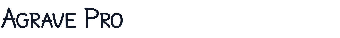 Agrave Pro — AgraveProSC-Bold.ttf