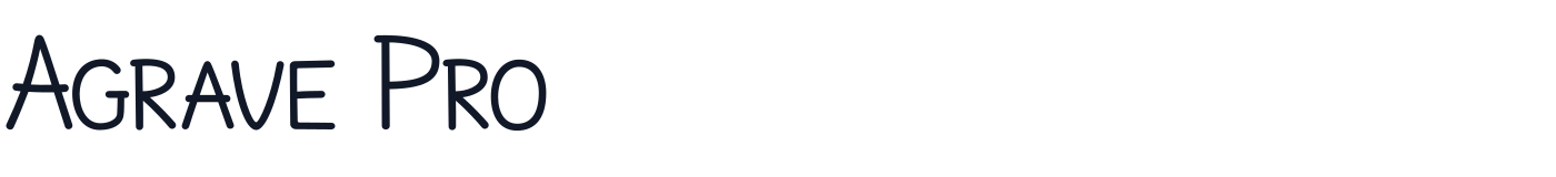 Agrave Pro — AgraveProSC-Regular.otf