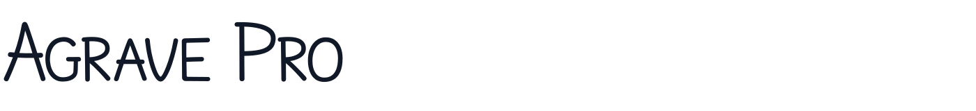 Agrave Pro — AgraveProSC-Regular.ttf