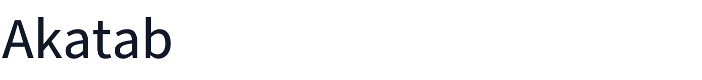 Akatab — Akatab-Medium.ttf