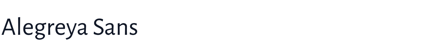 Alegreya Sans — AlegreyaSans-Regular.ttf