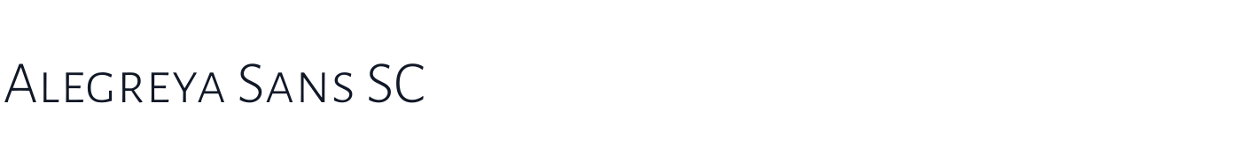 Alegreya Sans SC — AlegreyaSansSC-Light.ttf