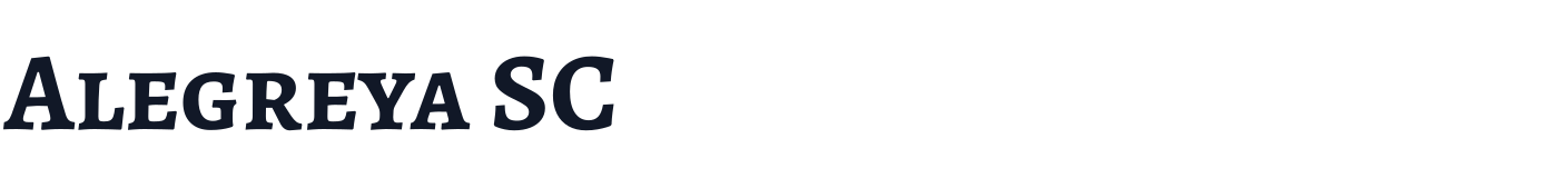 Alegreya SC — AlegreyaSC-Bold.ttf