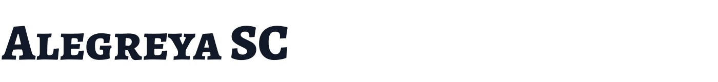 Alegreya SC — AlegreyaSC-ExtraBold.ttf