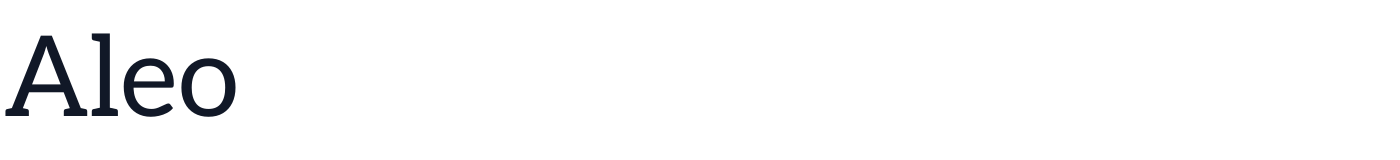Aleo — Aleo[wght].ttf