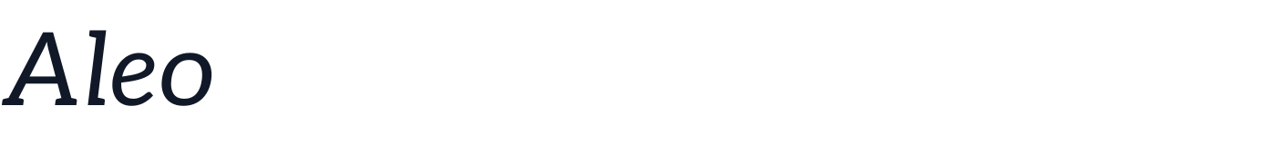 Aleo — Aleo-Italic[wght].ttf