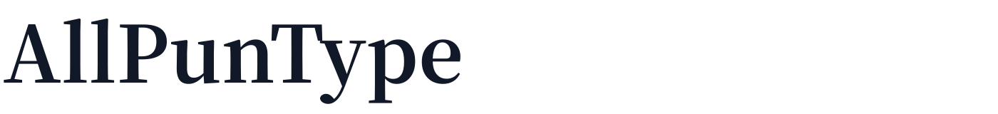 AllPunType — AllPunType-Bold.otf