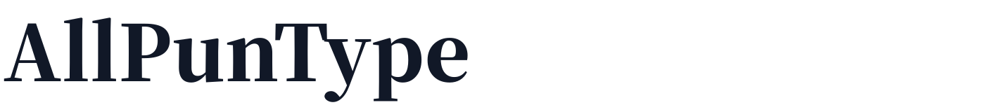 AllPunType — AllPunType-Heavy.otf