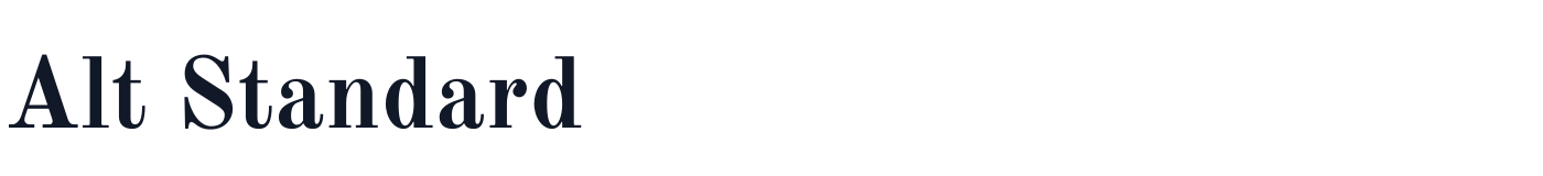 Alt Standard — AltStandard-Bold.otf