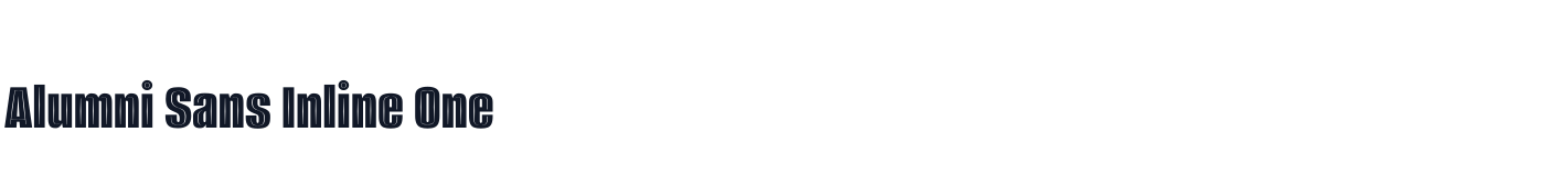 Alumni Sans Inline One — AlumniSansInlineOne-Regular.ttf