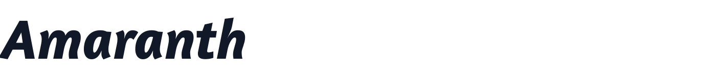 Amaranth — Amaranth-BoldItalic.ttf
