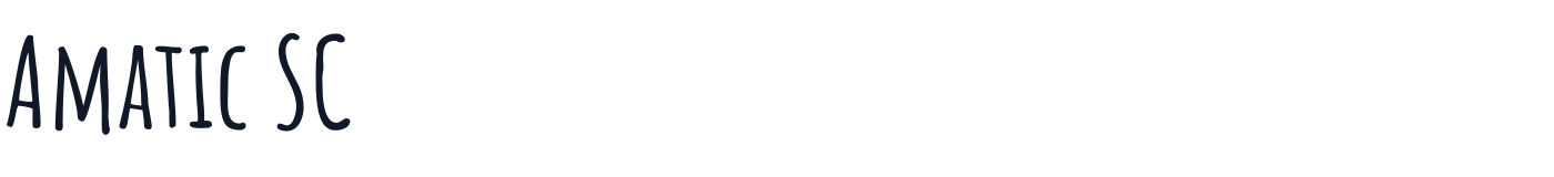 Amatic SC — AmaticSC-Bold.ttf