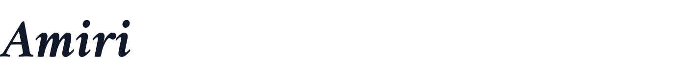 Amiri — Amiri-BoldItalic.ttf