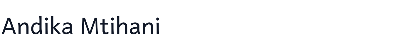 Andika Mtihani — AndikaMtihani-Regular.ttf