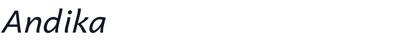 Andika — Andika-Italic.ttf