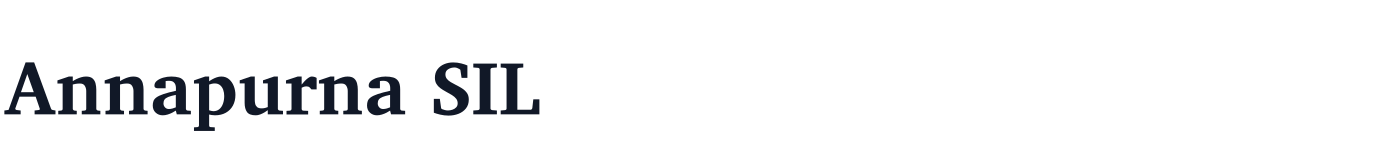 Annapurna SIL — AnnapurnaSIL-Bold.ttf